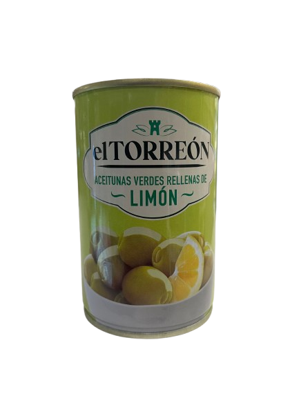 Spanische grüne Oliven gefüllt mit Zitronenpaste 300 g