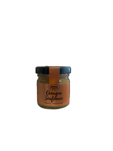 Orangen Senfsauce Miniglas 30 ml