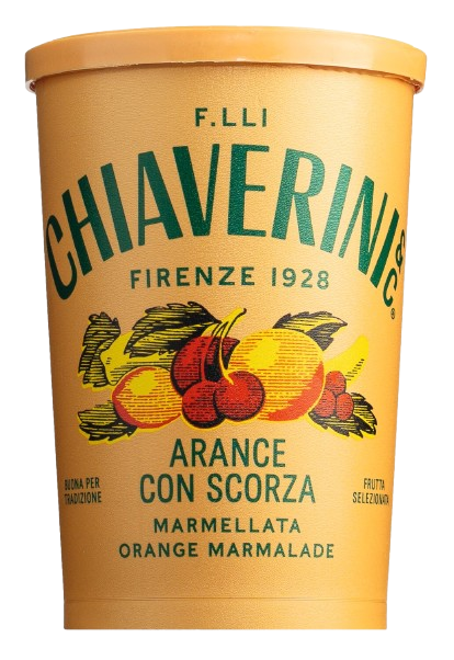 Chiaverini Orangenmarmelade mit Schale 400 g