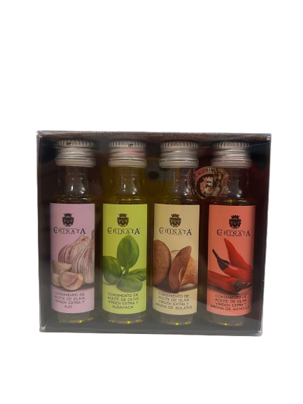 La Chinata Aromatisierte Olivenöl im Set 4x25 ml Probierset