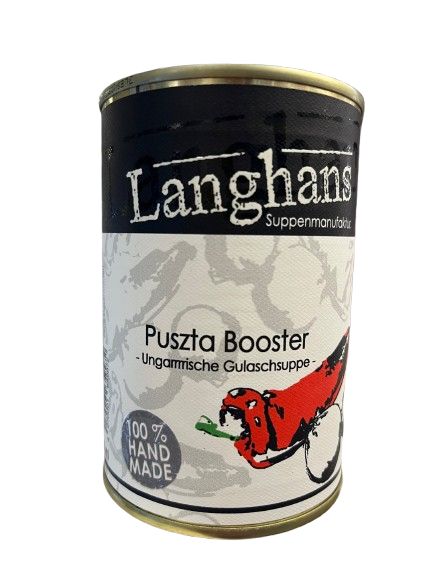 Langhans Ungarische Gulaschsuppe "Puszta Booster" 400 ml - 100 % handmade