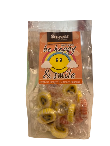 Rocks Smileys - Orangen- & Zitronen Bonbons 125 g
