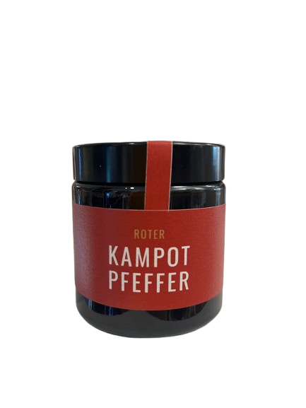 Hennes Finest Roter Kampot Pfeffer - ganze Körner 50 g