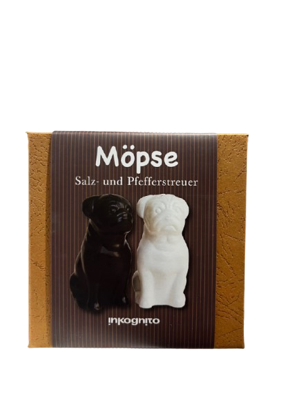 Salz- und Pfefferstreuer "Loriot Möpse"