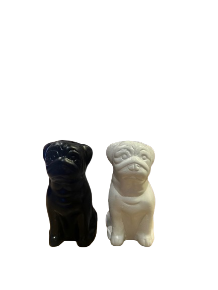 Salz- und Pfefferstreuer "Loriot Möpse"