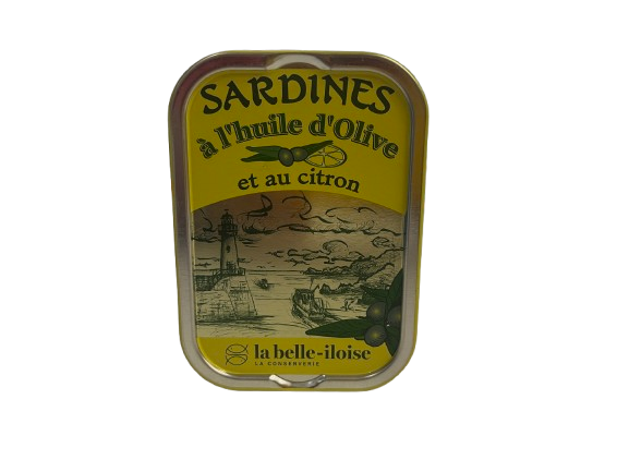 La Belle Iloise Sardinen in Olivenöl und Zitrone 115 g