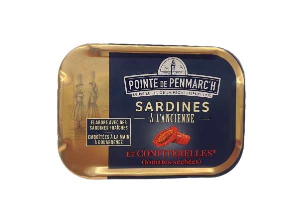 Pointe de Penmarc'h Sardinen in Olivenöl und mit getrockneten Tomaten 115 g