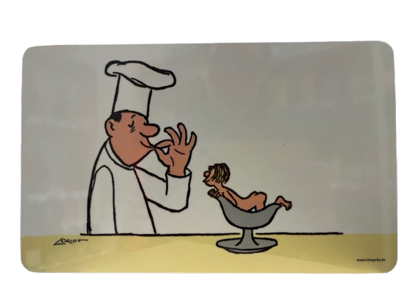 Frühstücksbrettchen "Loriot Sauciere"