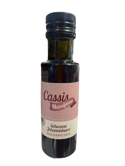 Cassismanufaktur Balsamessig Schwarze Johannisbeere 0,1 l