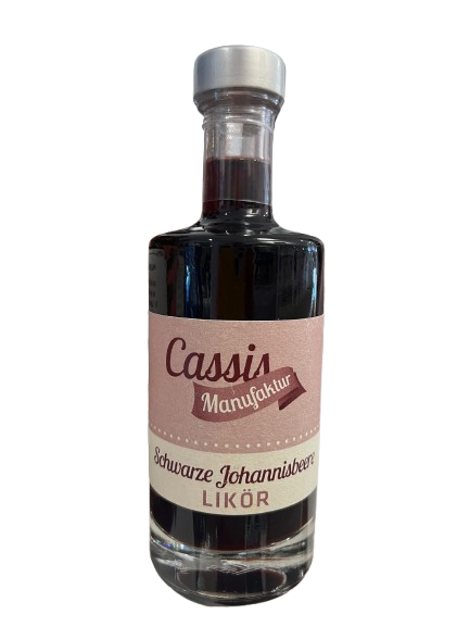 Cassismanufaktur Schwarze Johannisbeere Likör 0,1 l