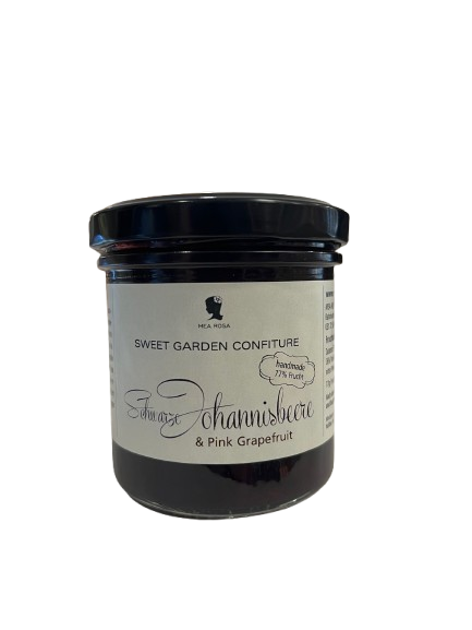 Sweet Garden Handgemachter Fruchtaufstrich Schwarze Johannisbeere & Pink Grapefrit 180 g