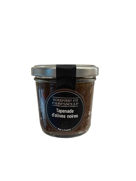 Französischer schwarzer Olivenaufstrich (Tapenade) 90 g