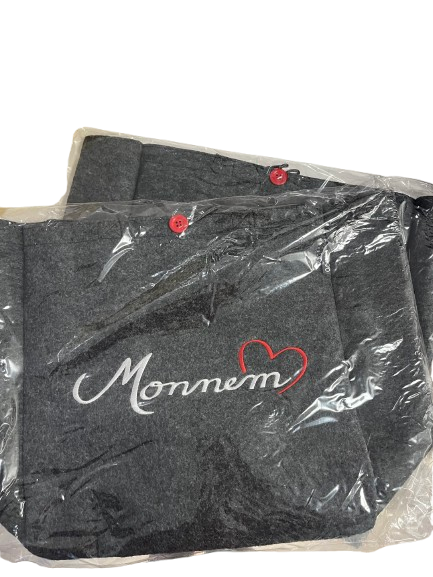 Filztasche / Shoppingbag mit Motiv "Monnem"