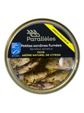 Kleine geräucherte Sardinen (Sprotten) mit Thymian und Zitrone 160 g