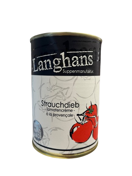 Langhans Tomatencremesuppe "Strauchdieb" 400 ml - 100 % handmade