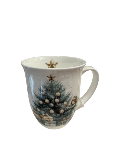 Porzellan Weihnachts-Becher / Tasse 0,4 l