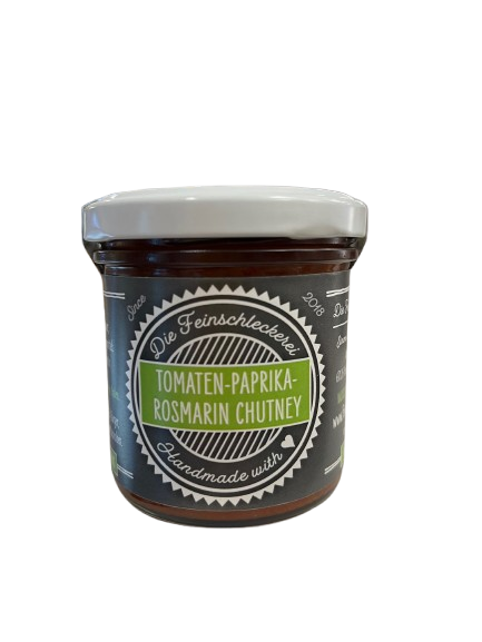 Die Feinschleckerei Tomaten Paprika Rosmarin Chutney 150 g
