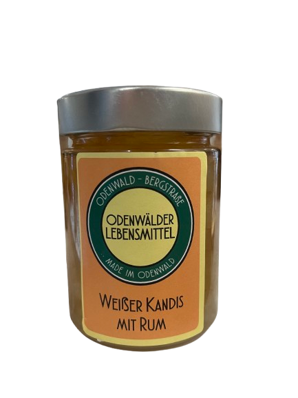 Weißer Kandiszucker mit Rum 250 ml