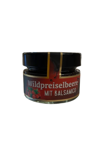 Chutney aus Wildpreiselbeeren mit Balsamico 120 g