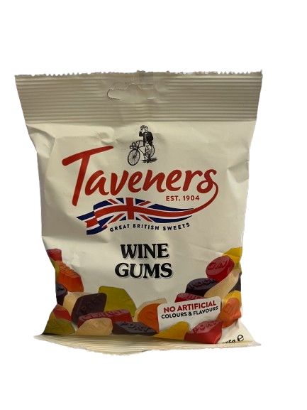Taveners English Wine Gums 165 g