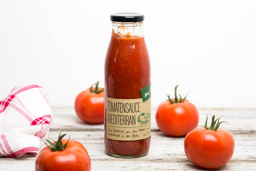 von Heike Tomatensauce Mediterran 480 ml